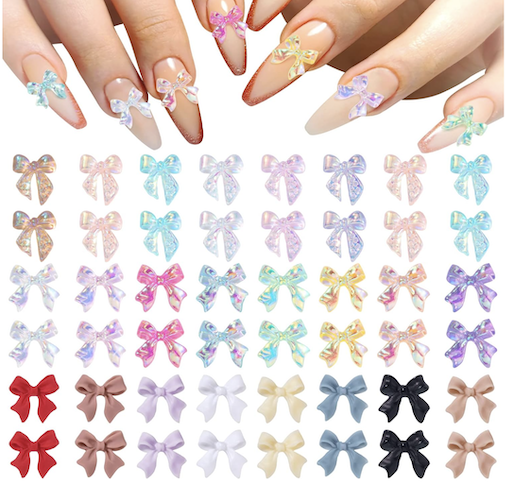 15 Cute Bow Nails to Screenshot Before Your Next Salon Trip - The Gloss ...