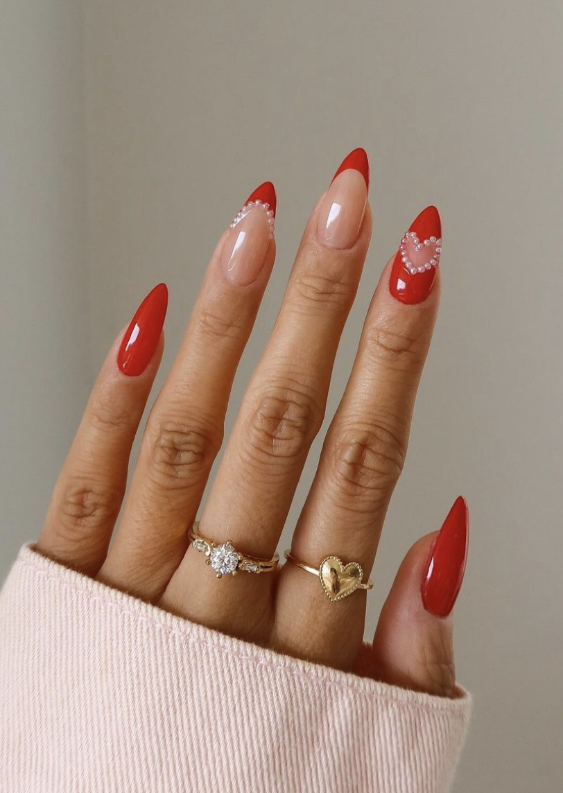 25 Trendy Valentine S Day Nails We Re Crushing On 2024 Edition   Valentines Day Nails  